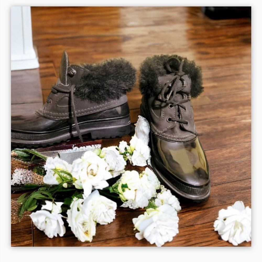 Baffin Black Waterproof Winter Snow
Boots Fur Trim Duck Boots Size 7 EUC - Picture 6 of 13